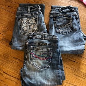 Set of 3 Cowgirl Tuff Jeans